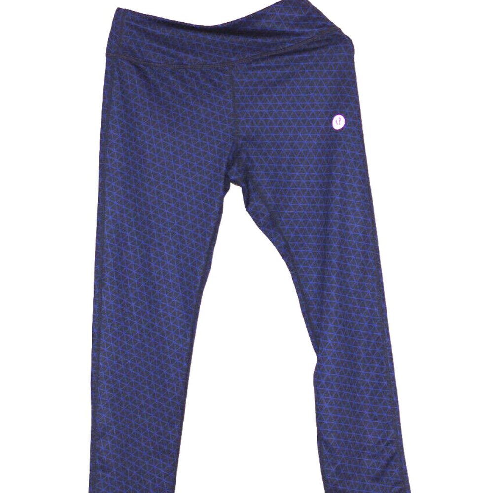 Lululemon Black Multi Pattern Print Leggings Wome… - image 1